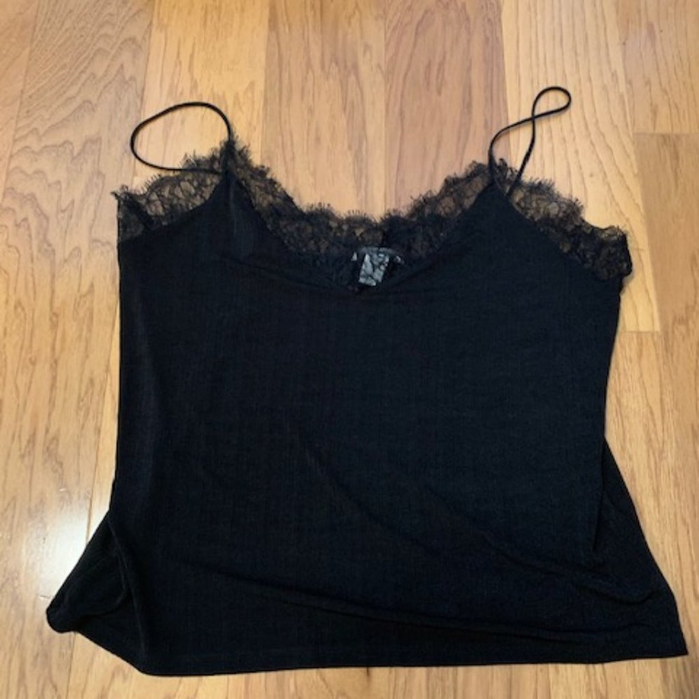 H&M Lace Satin Tank Top